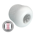 Crystle Masturbador Doble Entrada Blanco