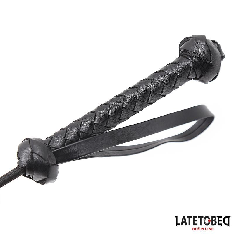 Fusta con Mango Trenzado 445cm Negro