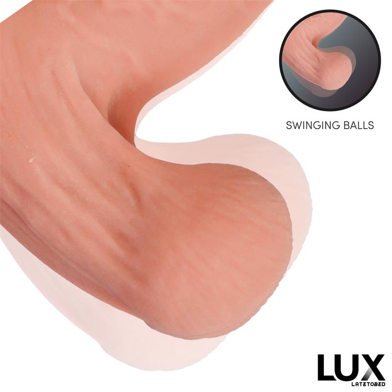 Paul Dildo Triple Densidad con Testiculos Oscilantes 82