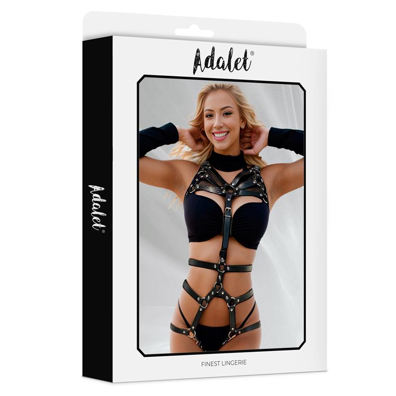 Kianna Teddy Tipo Arnes Cuero Vegano Talla Unica
