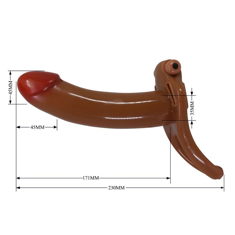 Bradden Arnes Universal con Dildo Hueco con Vibracion 67