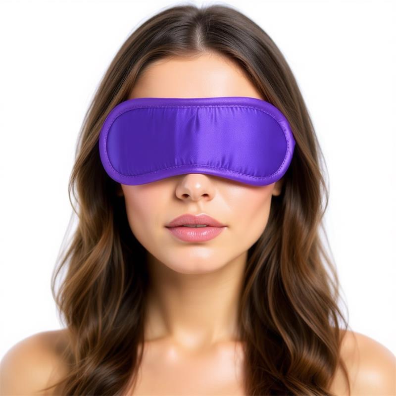 Antifaz de Saten Purpura