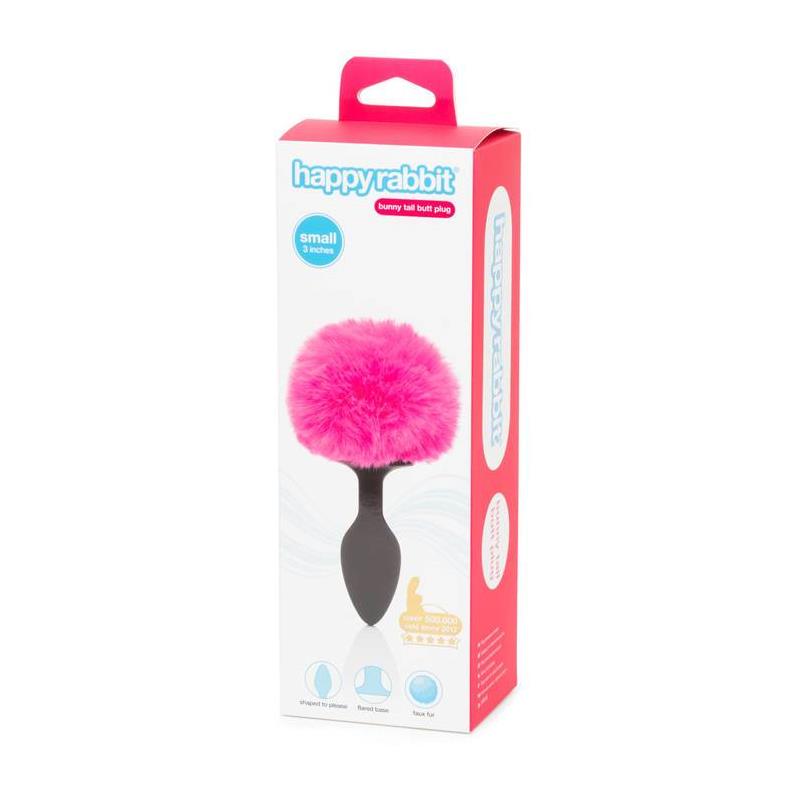 Plug Anal con Cola Color Rosa Pequeno