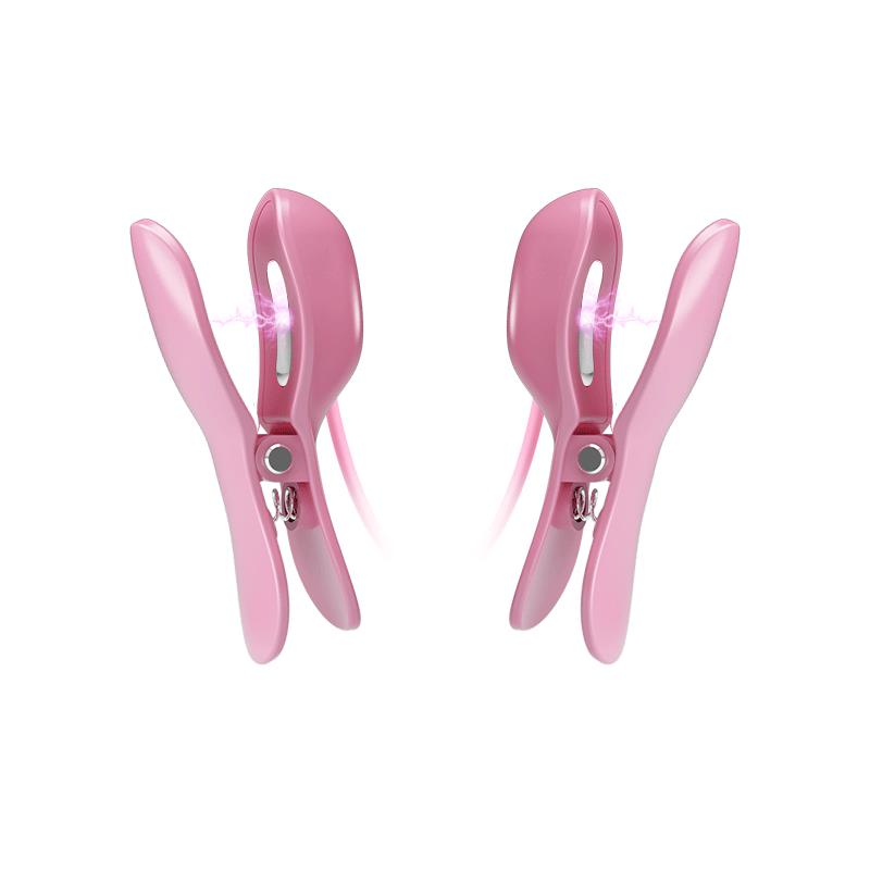 Pinza para Pezones con Vibracion y Electro Shock
