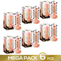 Pack de 6 Cesur 30 Dildo Realista con Vibracion Movimiento Ondulante 360º y Telescopico
