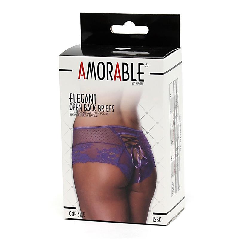 Braguitas Anchas Tipo Corset Purpuras Talla Unica