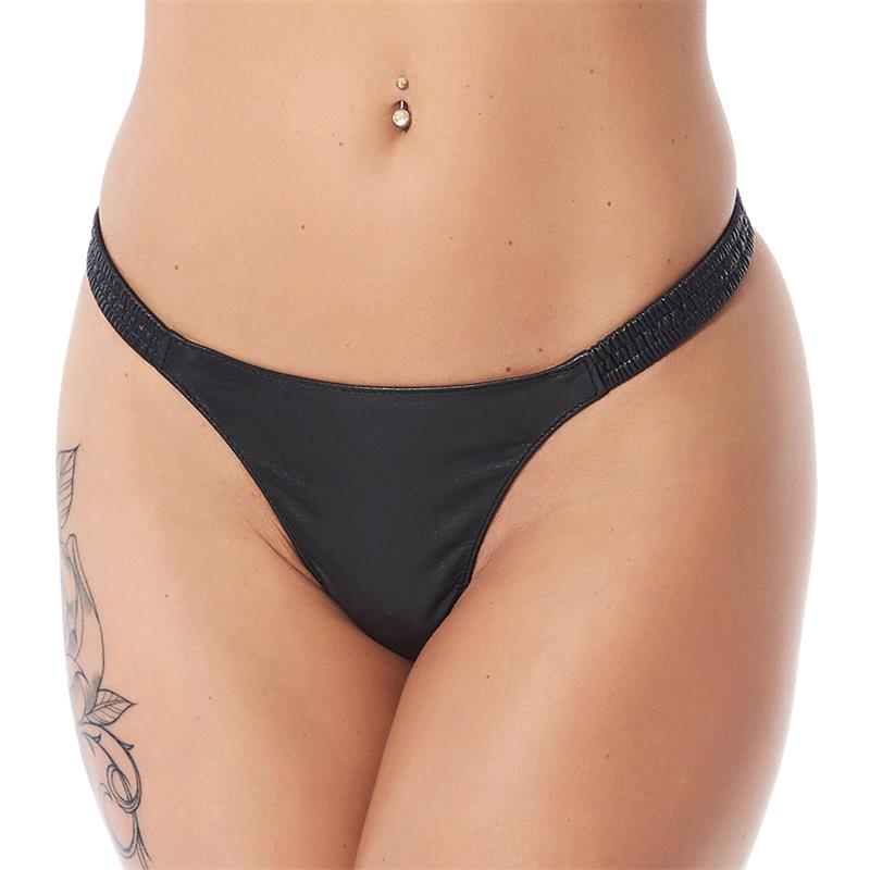 Tanga Cuero Elastico