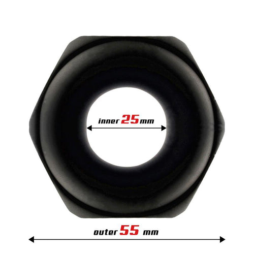 Anillo para el Pene Nut Silicona Liquida 25 mm