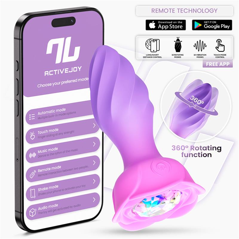 Moxy Plug Anal con Rotacion 360º con App