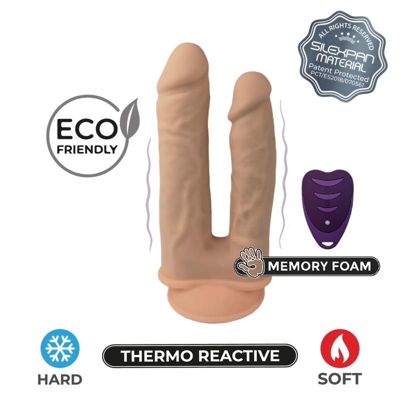 Dildo Doble Penetracion 2 Motores Control Remoto