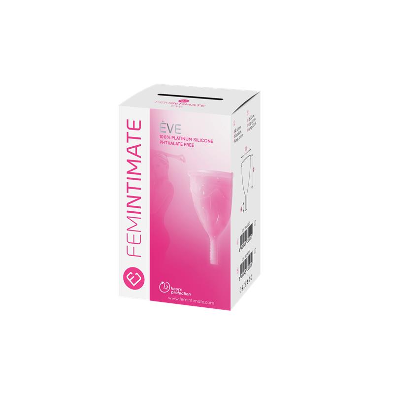 Copa Menstrual Eve Rosa Talla S Silicona Platino