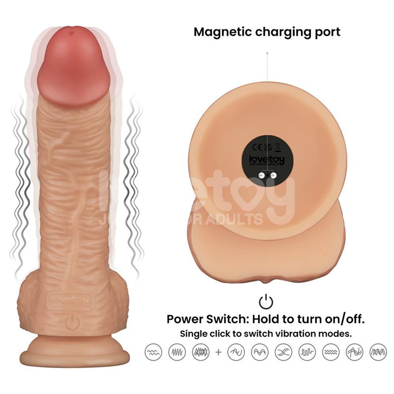 Arnes con Dildo con Vibracion 85