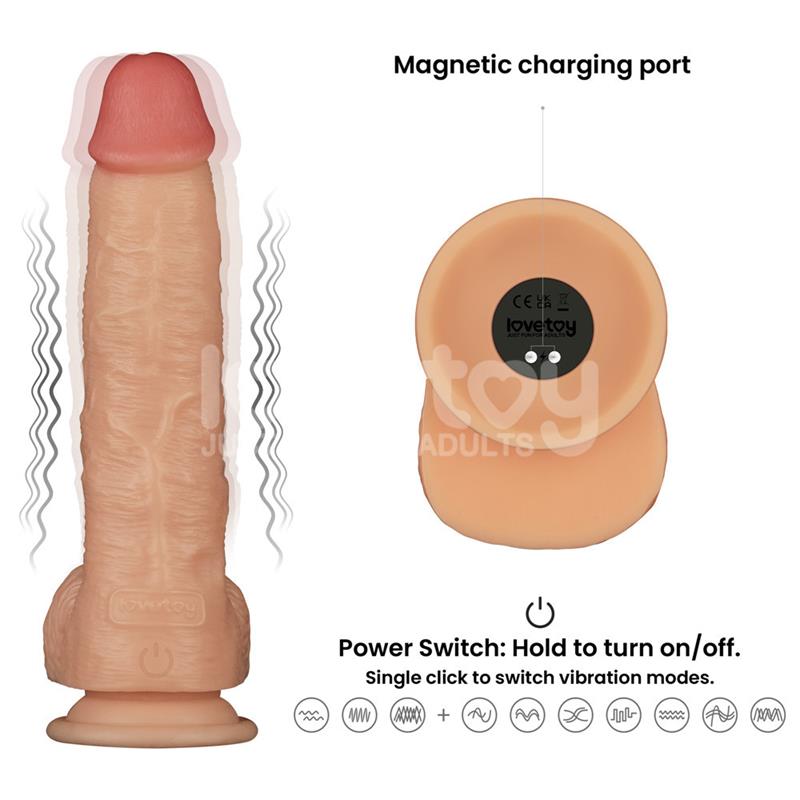 Arnes con Dildo con Vibracion 95