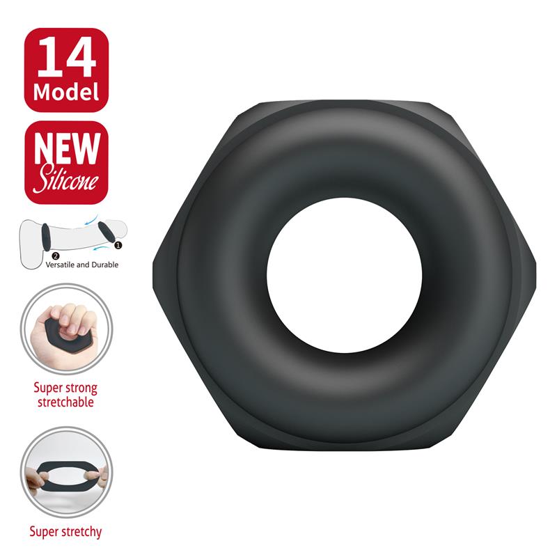 Jarvius Anillo para el Pene Silicona Mode 14