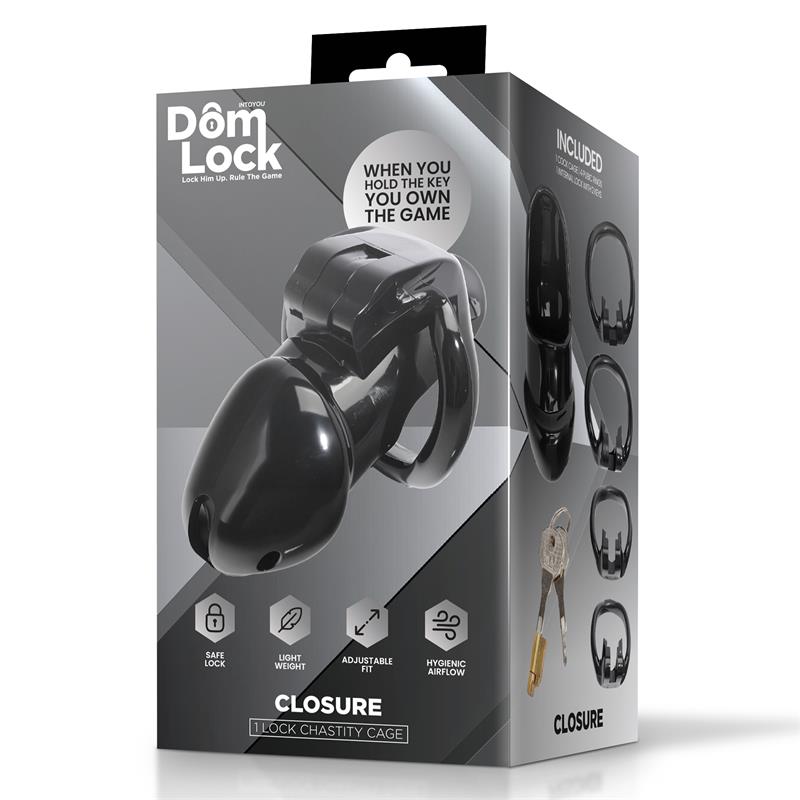 Closure Jaula para el Pene con Candado Interno